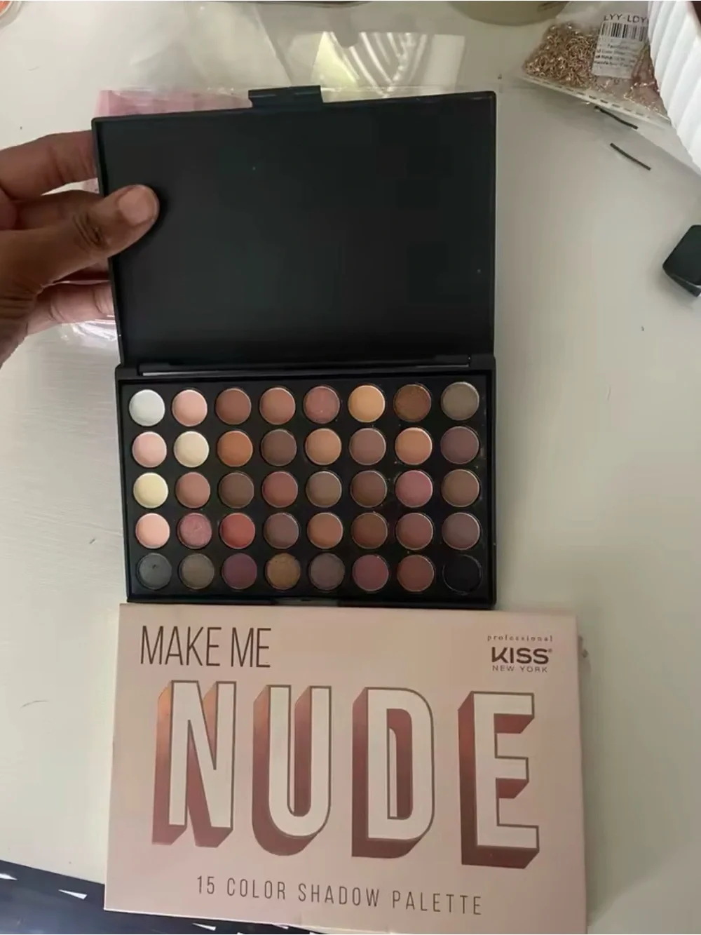 Neutral Nude & Pink Eyeshadow Palette - 35 Shade Matte and Shimmer Set